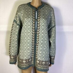 Vintage Squaw Valley Wool Fair Isle Cardigan 3X